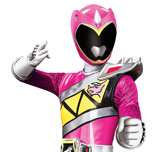 Shelby- Pink Dino Charge Ranger. 